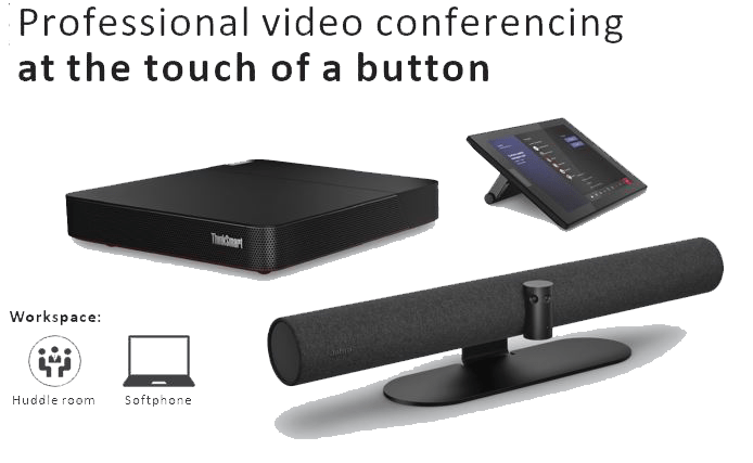 professional video conferencing at the touch of a button